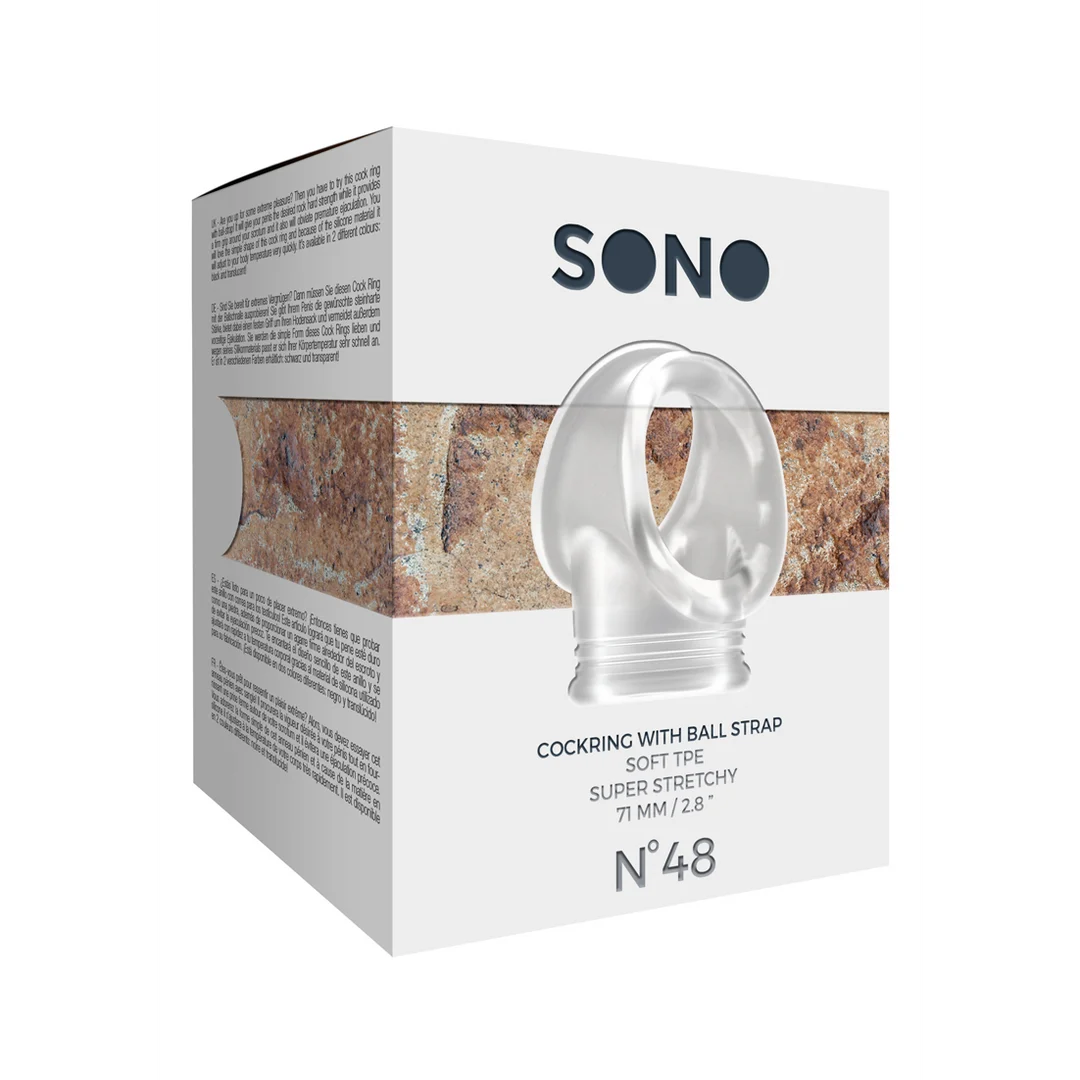 Anillo para el pene y banda escrotal Sono by Shots Nr.48 - Imagen 4