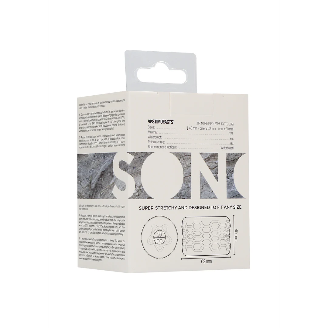 Masturbador con anillo vibrador Sono by Shots No.94 - Imagen 2