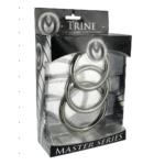 Colección de anillos de acero Trine de XR Brands