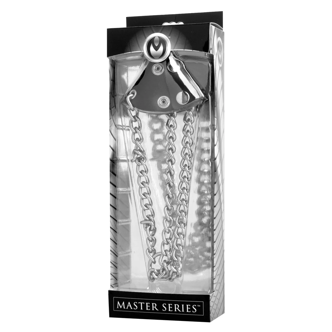 ST210_1 Estirador de testículos con cadenas para pesas: Parachute Ball Stretcher - Imagen 1