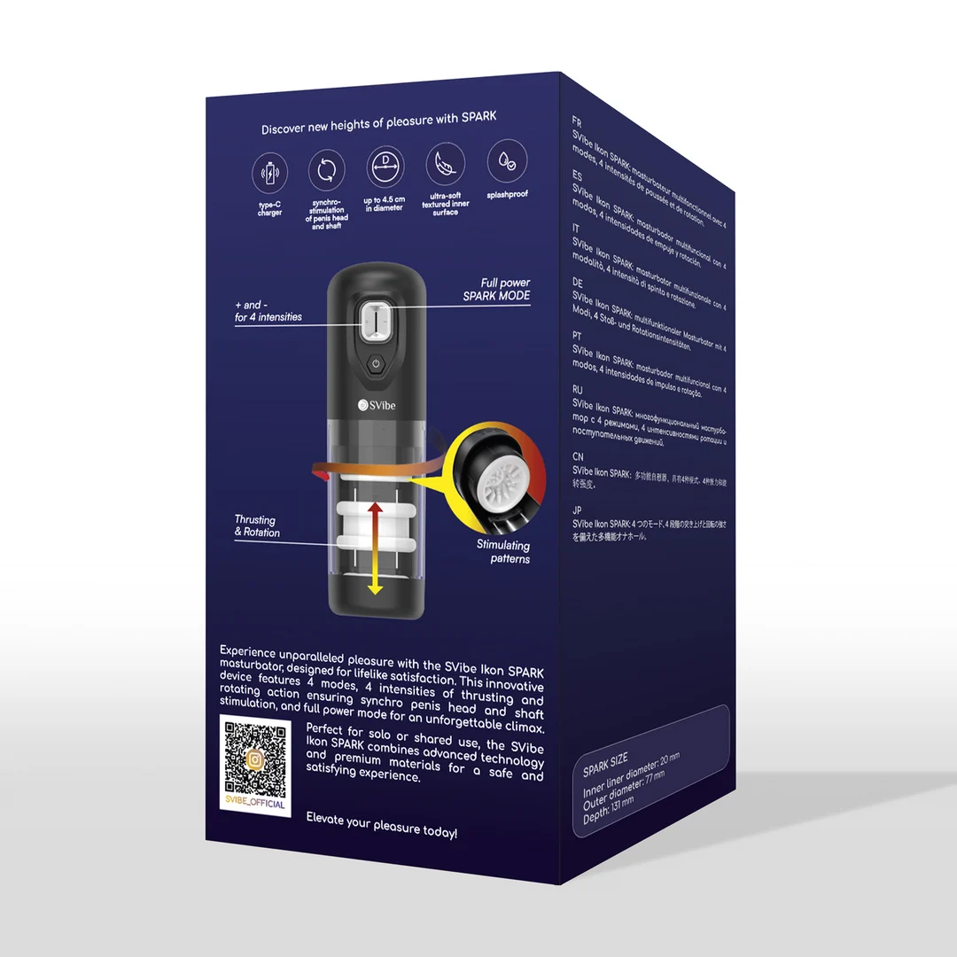Masturbador Snail Vibe Ikon SPARK - Imagen 2
