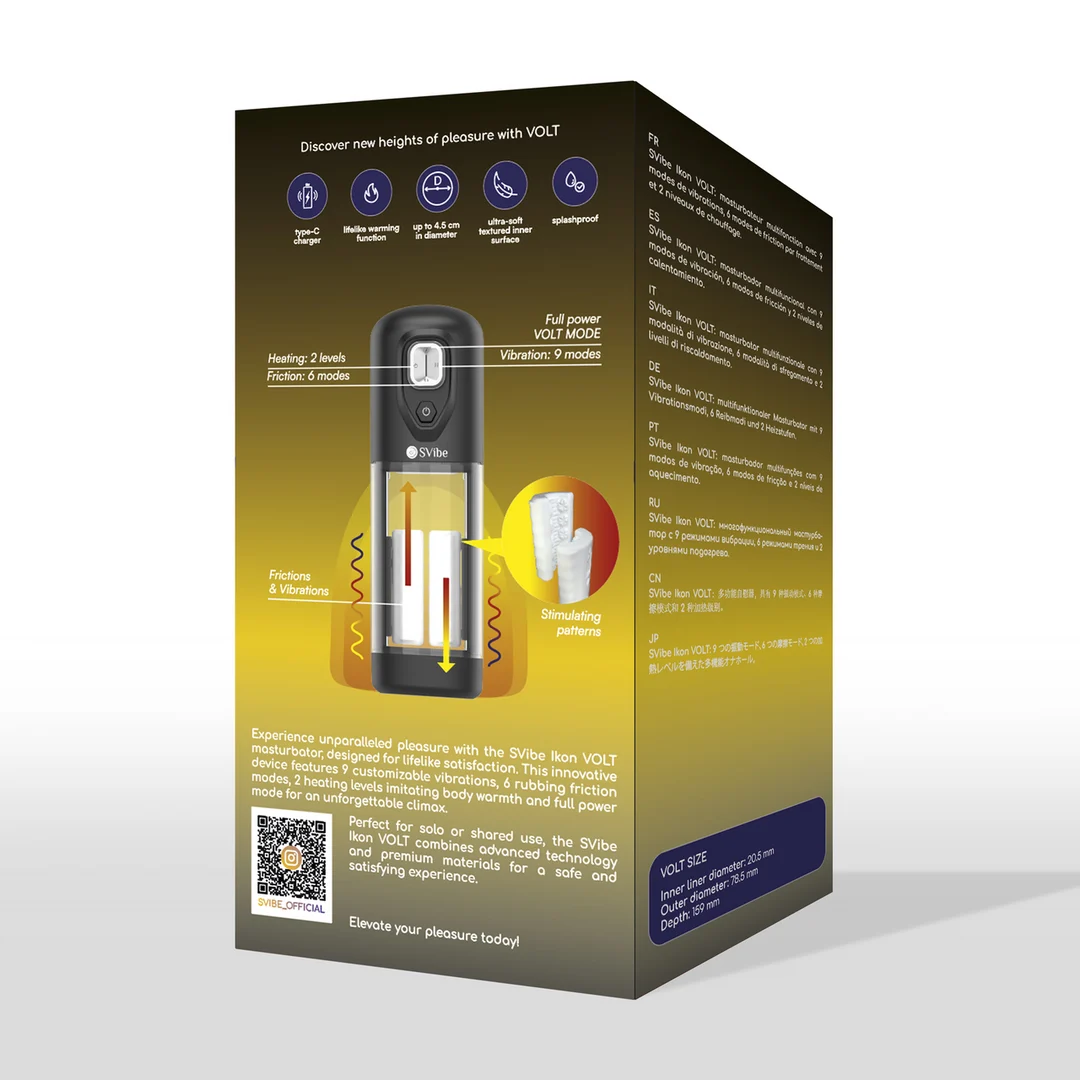Masturbador Snail Vibe Ikon VOLT - Imagen 2