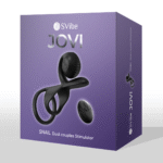 Anillo estimulador para parejas JOVI Dual Couples negro