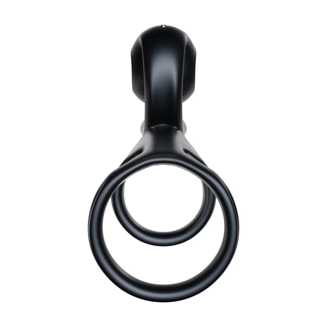 Anillo estimulador para parejas JOVI Dual Couples negro - Imagen 5