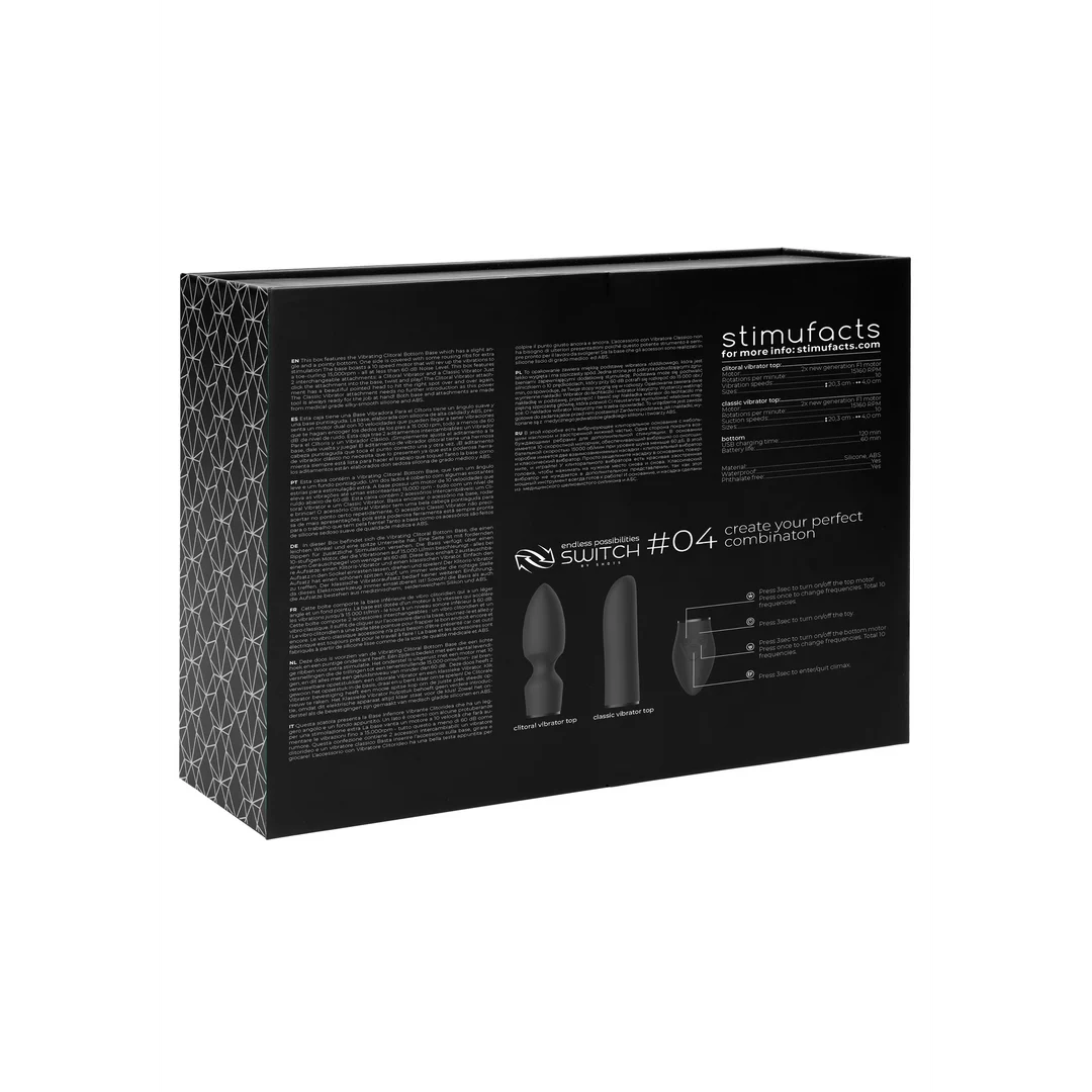 Vibrador Switch by Shots Pleasure Kit #4 con accesorios intercambiables - Imagen 13
