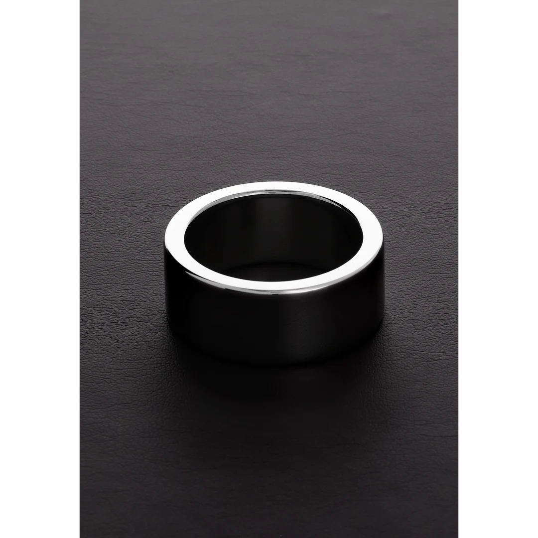 Anillo para el pene sin vibración de acero pesado – 0,8 x 2 / 20 x 50 mm - Imagen 2