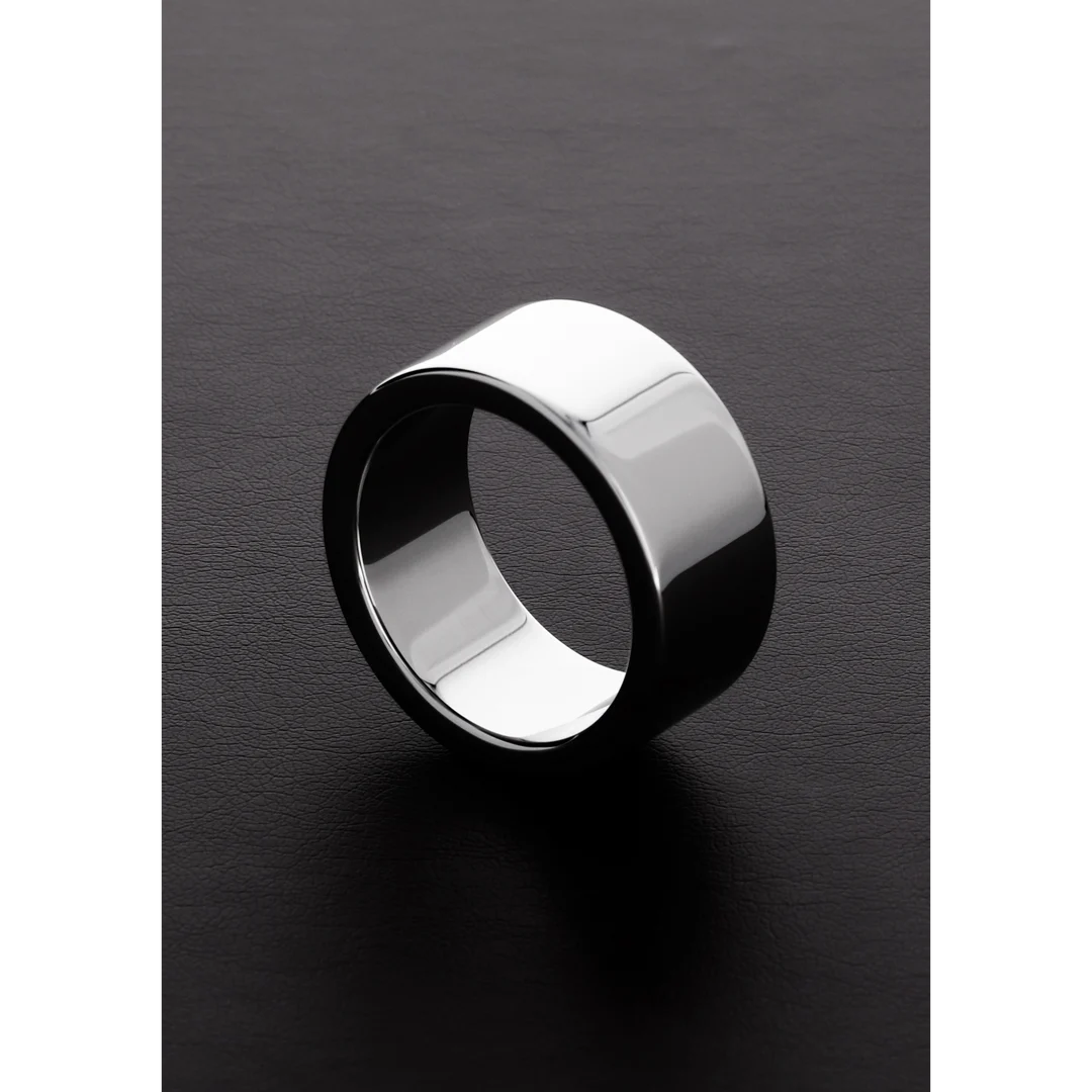 Anillo para el pene sin vibración de acero pesado – 0,8 x 2 / 20 x 50 mm - Imagen 4