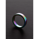 Anillo para el pene sin vibración con acabado anodizado: Rainbow Flat C-Ring - Imagen 4