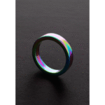 Anillo para el pene sin vibración con acabado anodizado: Rainbow Flat C-Ring - Imagen 7