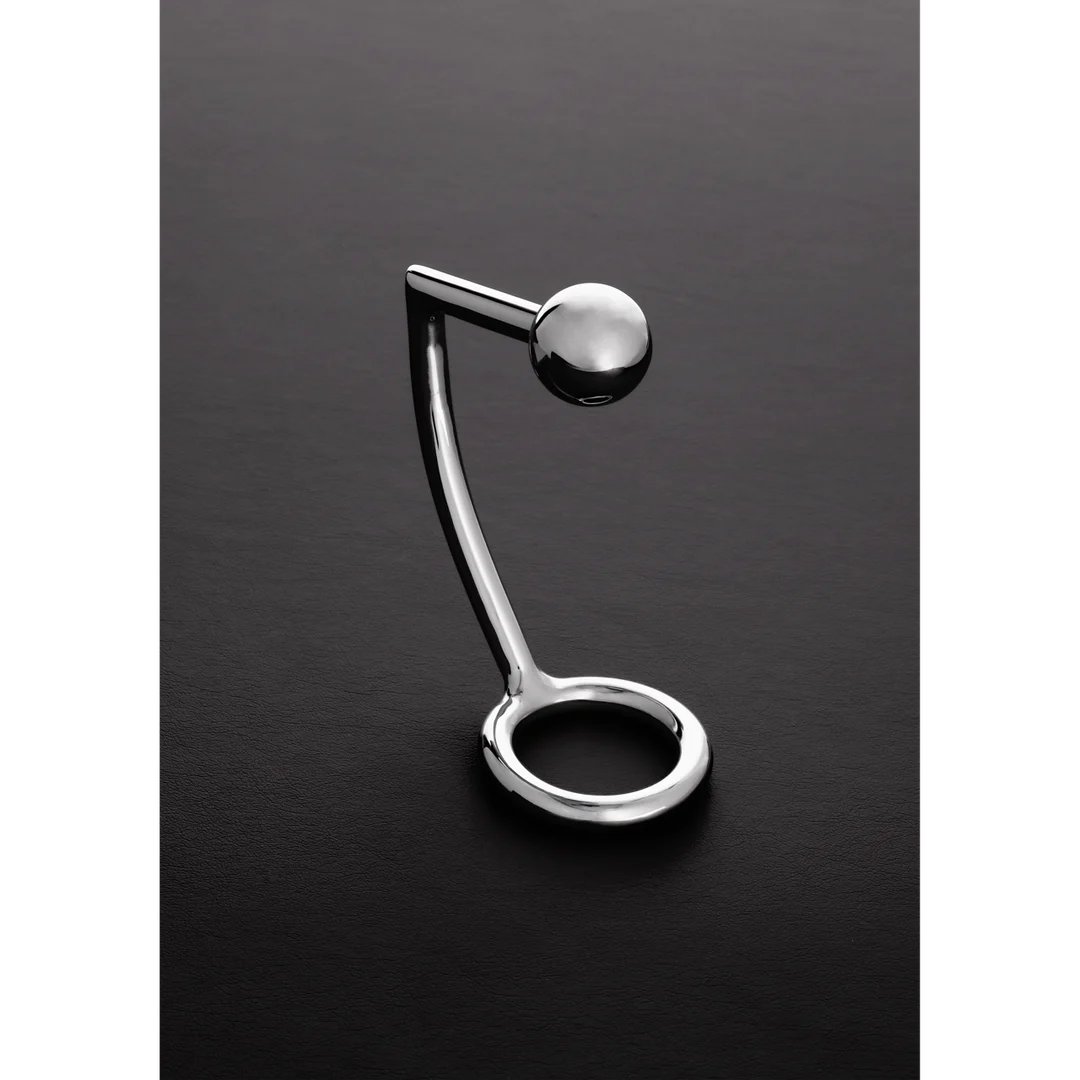 Anillo para el pene sin vibración con bola extraíble – Intruder - Imagen 4