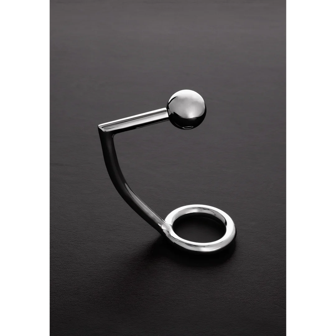 Anillo para el pene sin vibración con bola extraíble – Intruder - Imagen 6