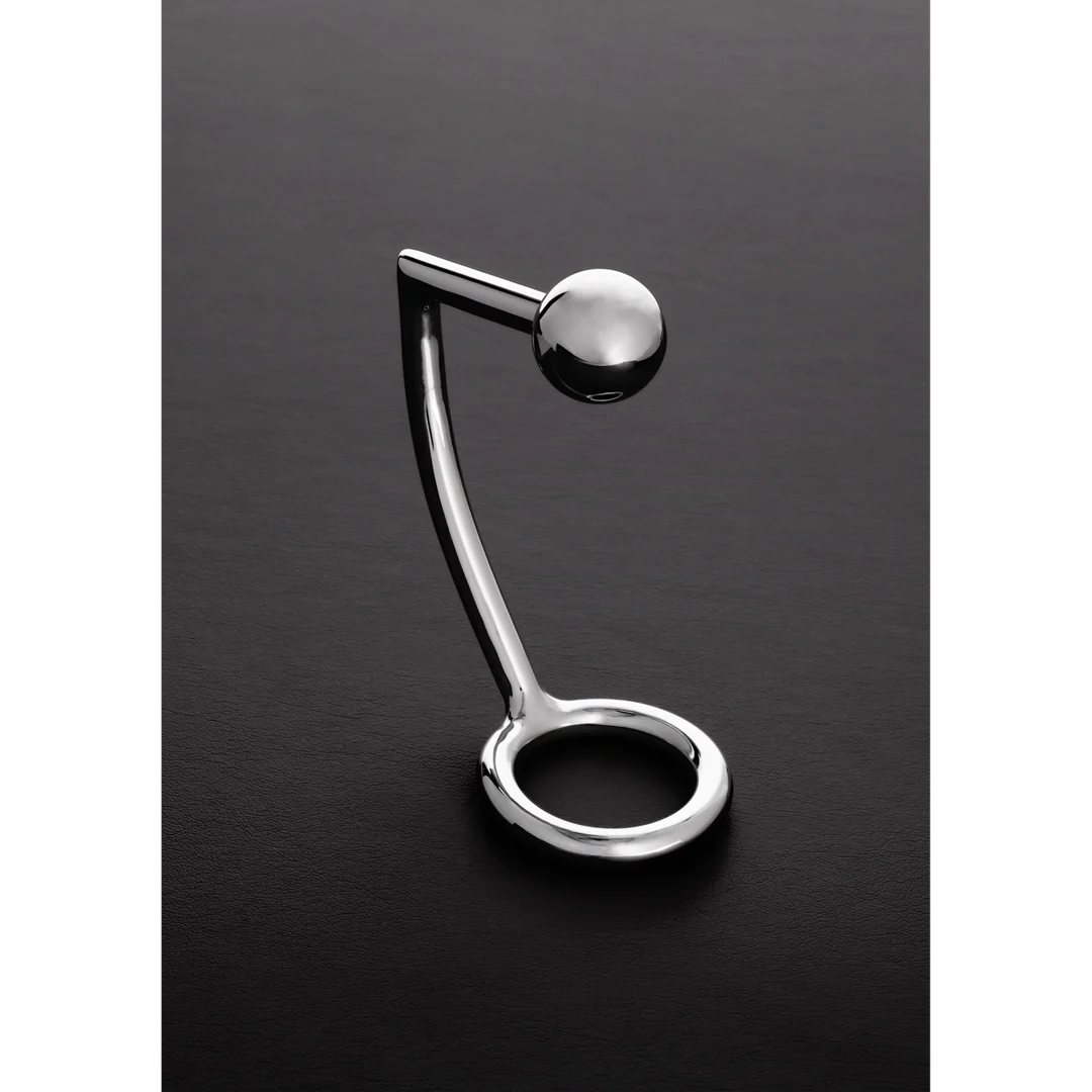 Anillo para el pene sin vibración con bola extraíble – Intruder - Imagen 12