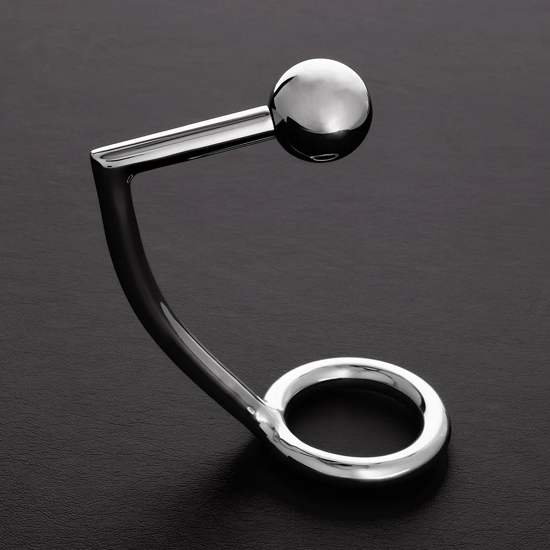 Anillo para el pene sin vibración con bola extraíble – Intruder - Imagen 15