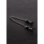 Pinzas para pezones BDSM con presión ajustable – Pinzas pesadas para pezones con cadena (par) - Imagen 2