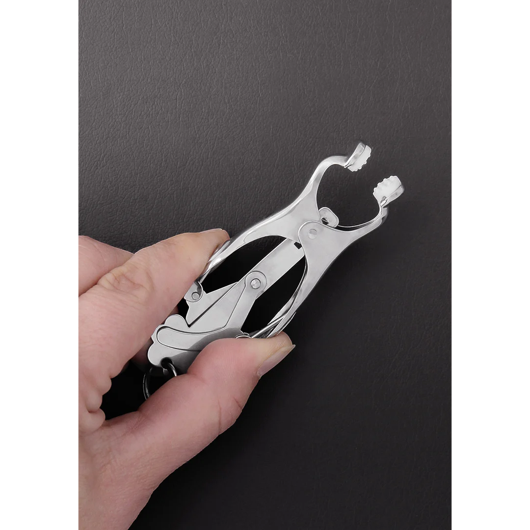 Steel by Shots Clover, pinzas para pezones con cadena - Imagen 2