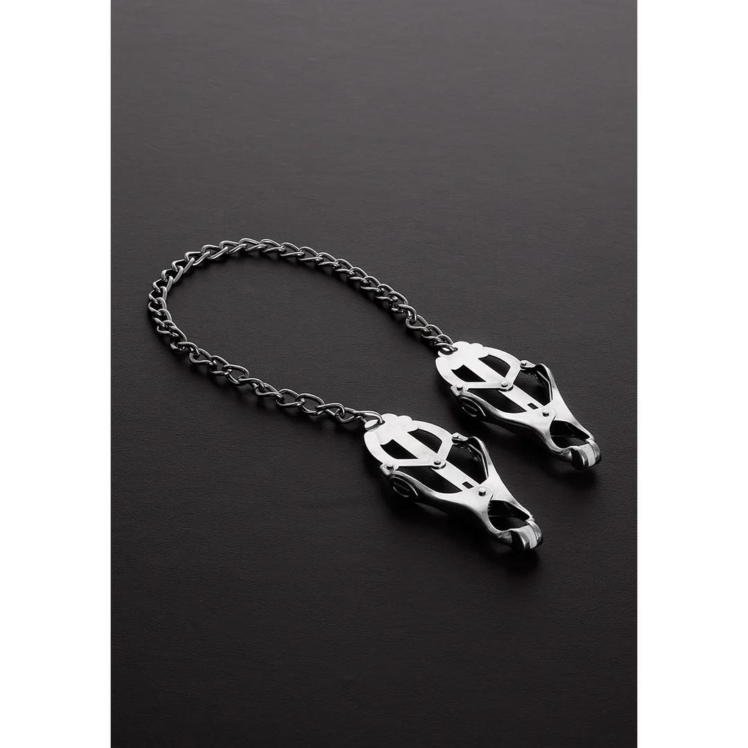 Steel by Shots Clover, pinzas para pezones con cadena - Imagen 3