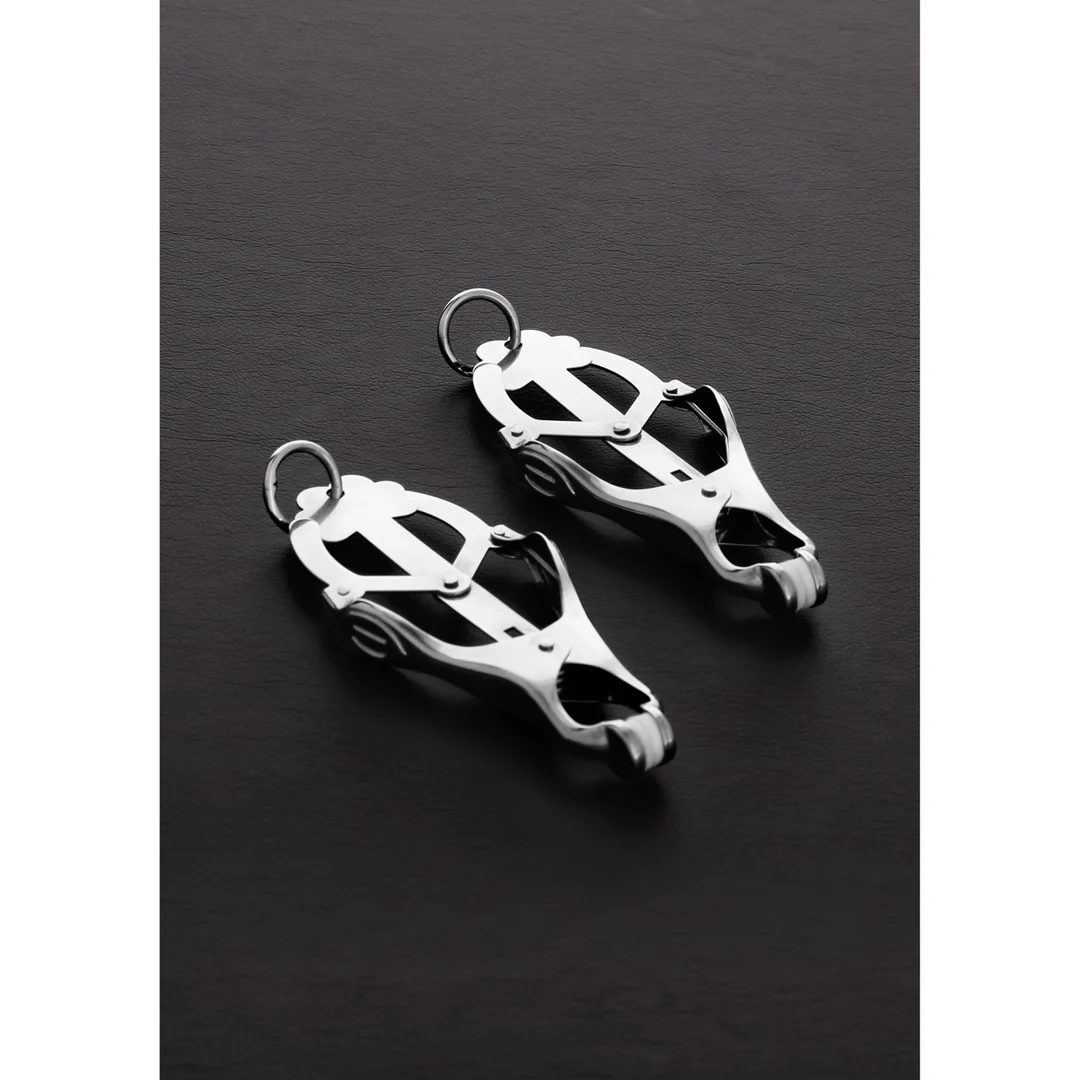 Pinzas para pezones Steel by Shots Squeezer Teaser Clover - Imagen 4