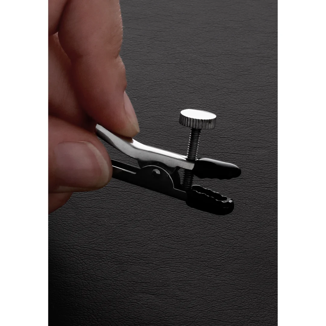 Pinzas para pezones regulables Steel by Shots Aligator - Imagen 2