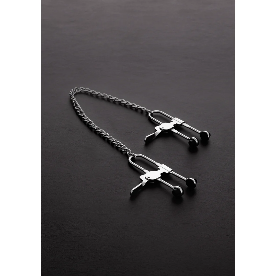 Pinzas BDSM para pezones con presión ajustable, Preasure Tit Lock - Imagen 2
