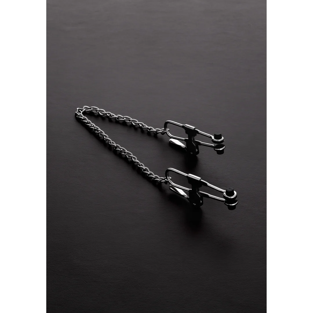 Pinzas BDSM para pezones con presión ajustable, Preasure Tit Lock - Imagen 3