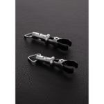Pinzas BDSM para pezones con presión ajustable, 2 Barrel con 3 piedras preciosas - Imagen 2
