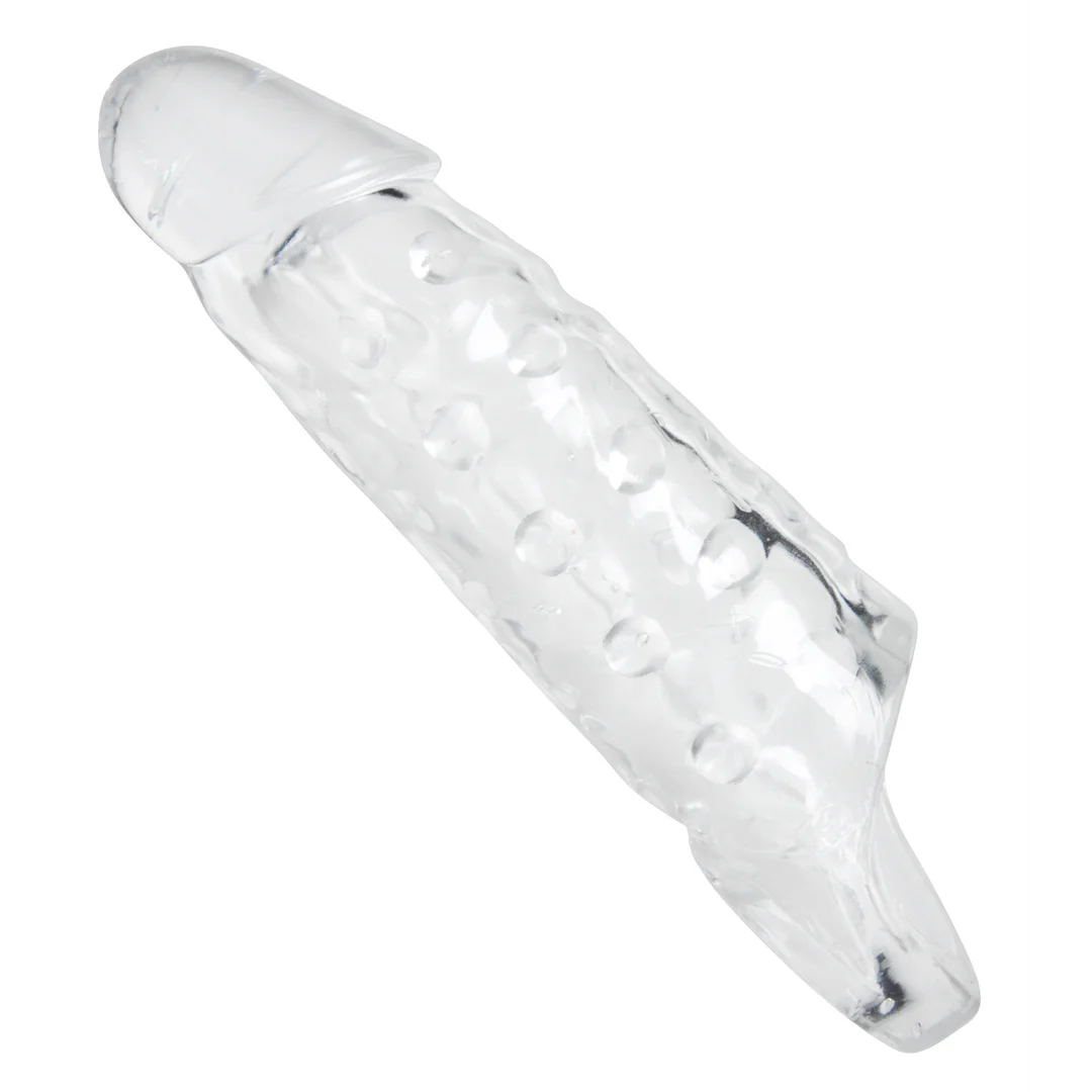 Funda transparente realista para pene - Imagen 2
