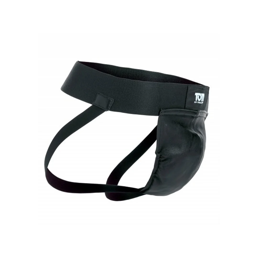 Suspensorio de cuero brillante para un look masculino atrevido – XR Brands - Imagen 2