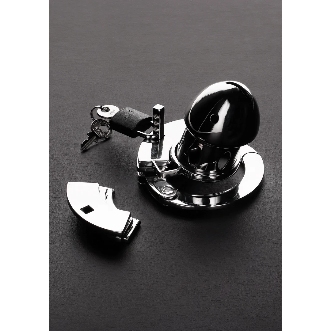 Jaula de castidad con anillo ajustable – De Gevangene Vogel - Imagen 2