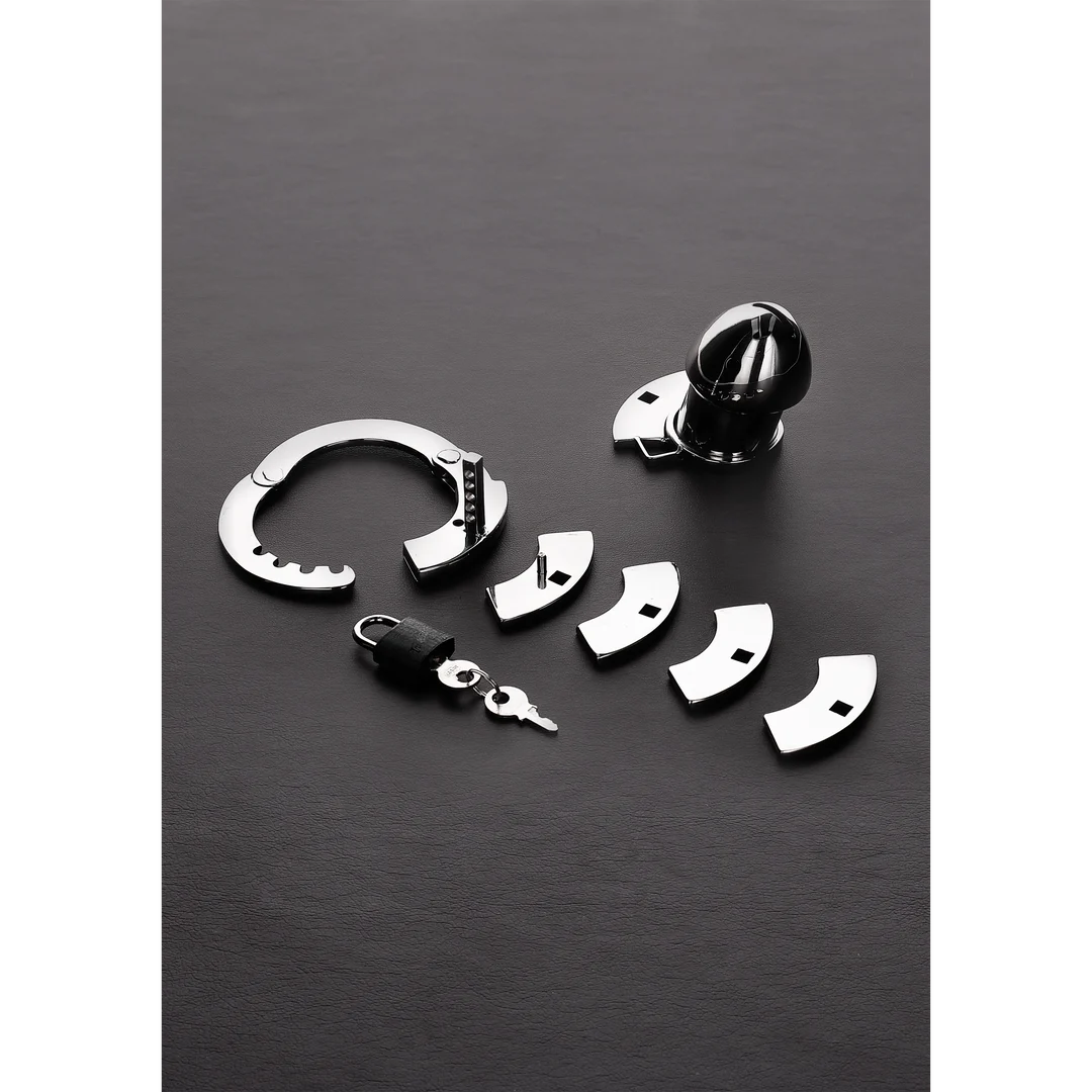 Jaula de castidad con anillo ajustable – De Gevangene Vogel - Imagen 3