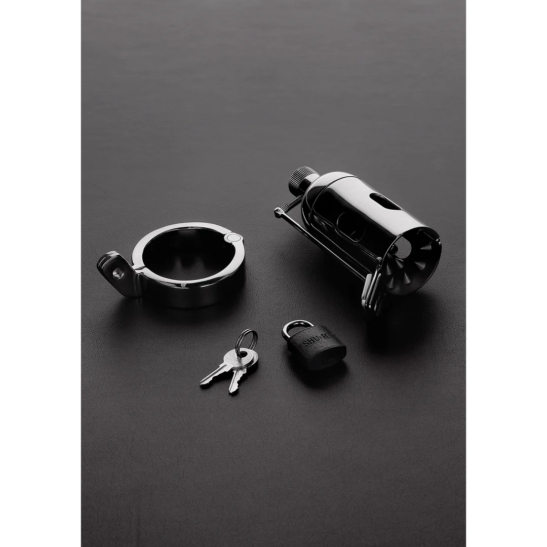 Jaula de castidad Steel by Shots Pleasure Dome - Imagen 2