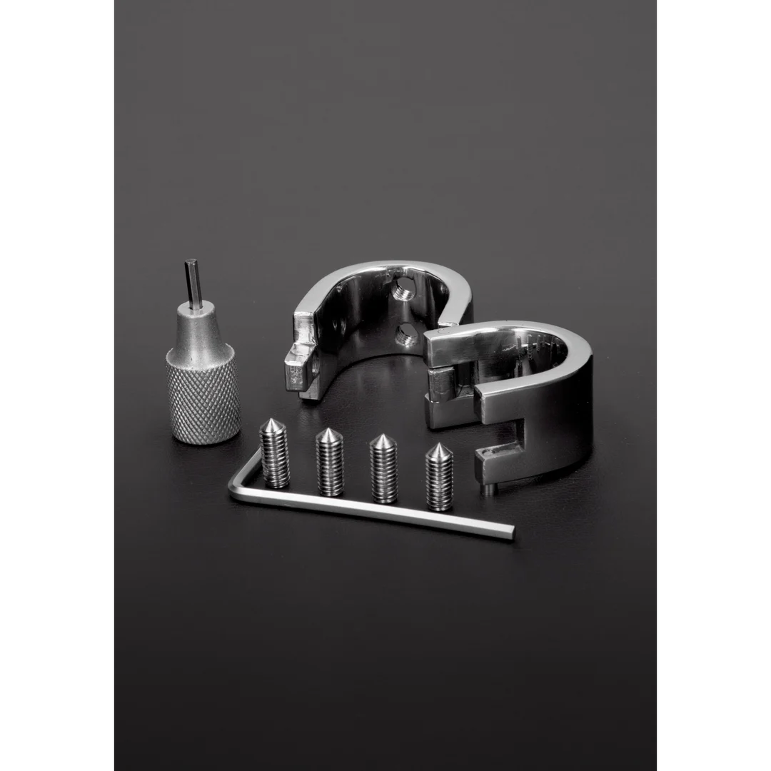 Anillo para estirar el escroto con púas ajustables – Spikes - Imagen 1