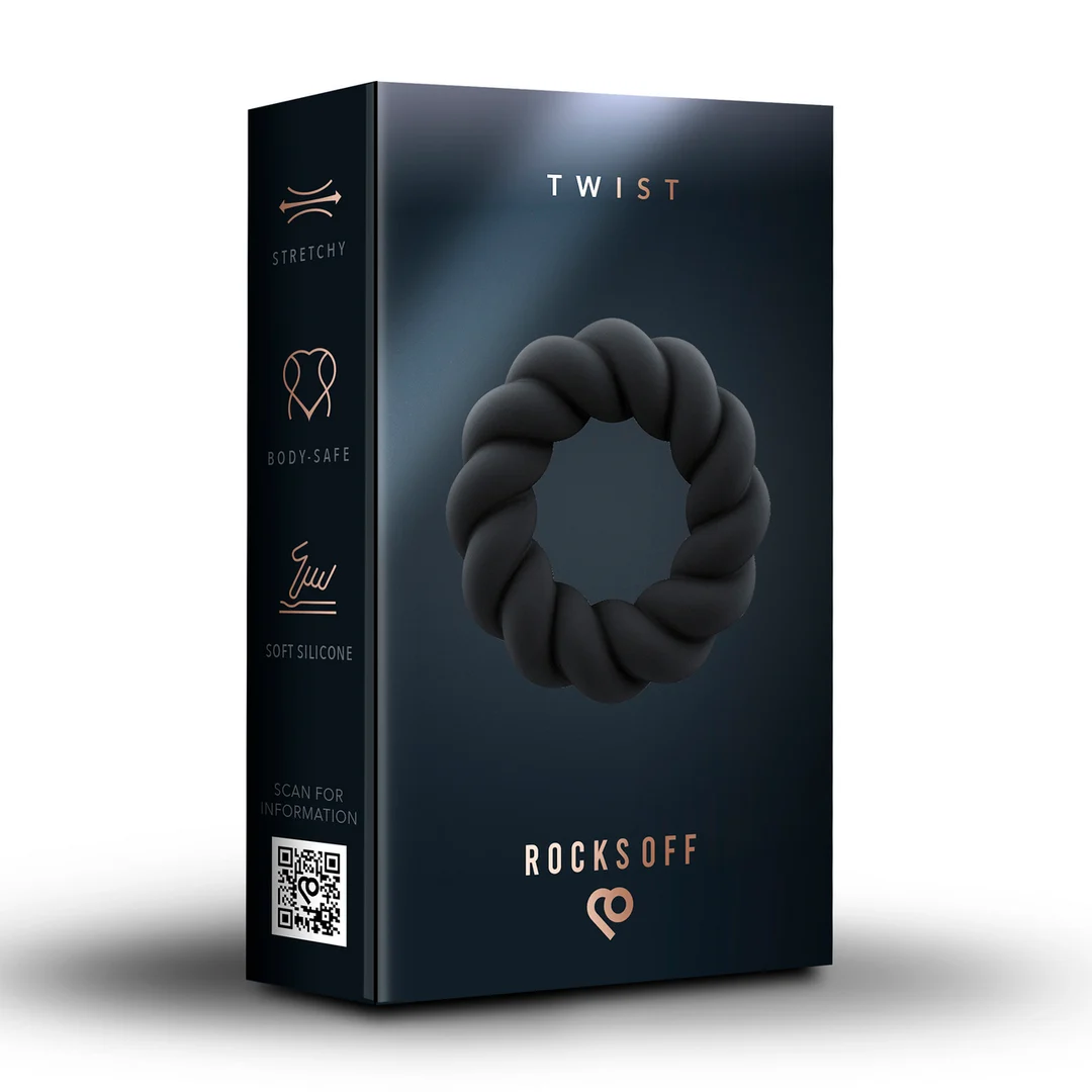 Anillo para el pene Twist de Rocks Off - Imagen 1