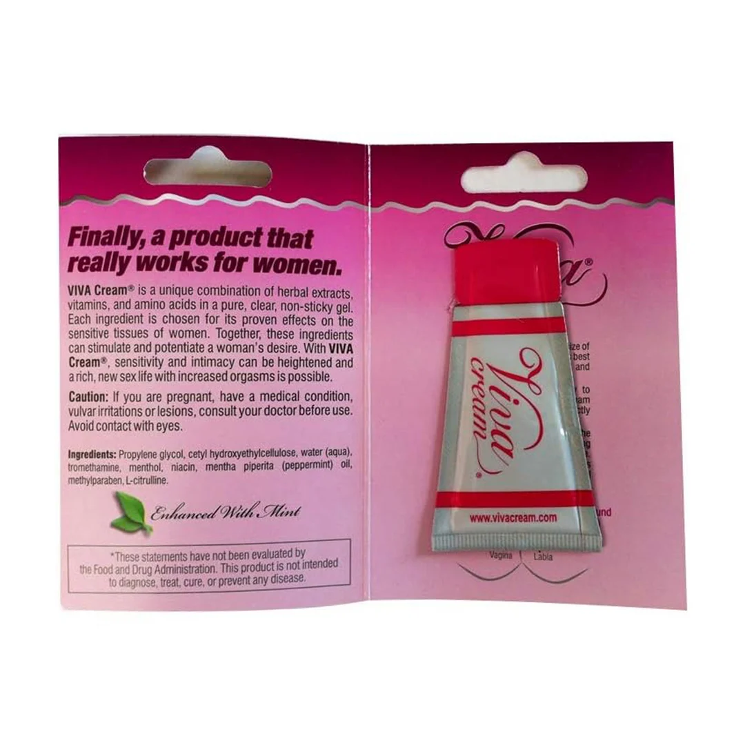 Gel estimulante del clítoris Arousal Gel 0,18 fl oz / 5 ml Viva Cream - Imagen 2