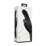 vibrador rabbit – cuentas giratorias y estimulación doble – negro (Izara) VIVE by Shots