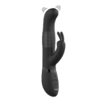 vibrador rabbit – cuentas giratorias y estimulación doble – negro (Izara) VIVE by Shots - Imagen 4