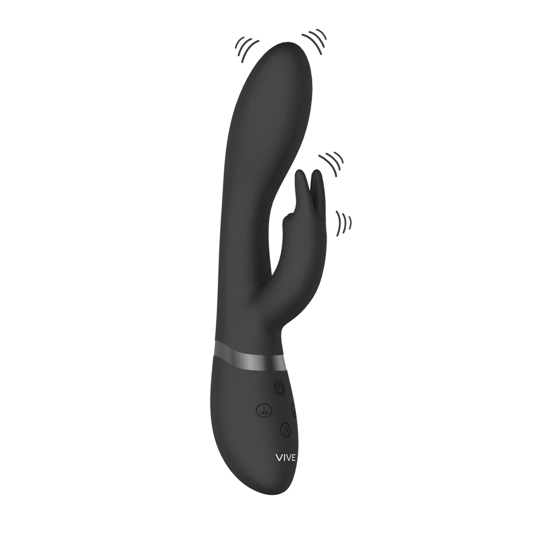 Vibrador tipo conejo, 10 modos para el punto G y el clítoris, recargable y resistente al agua, VIVE by Shots, rosa VIVE by Shots - Imagen 3