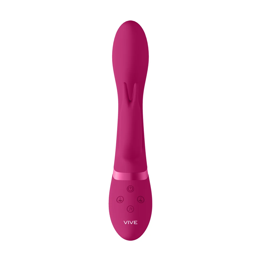 Vibrador tipo conejo, 10 modos para el punto G y el clítoris, recargable y resistente al agua, VIVE by Shots, rosa VIVE by Shots - Imagen 10