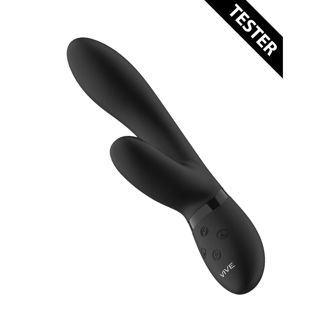 Vibrador rabbit con estimulación pulsante para el clítoris y 10 funciones, VIVE by Shots, rosa, VIVE by Shots - Imagen 4