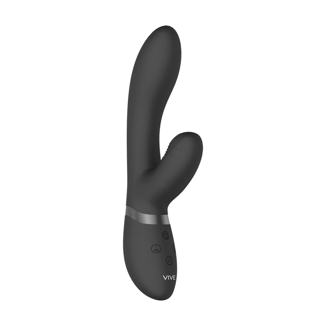 Vibrador rabbit con estimulación pulsante para el clítoris y 10 funciones, VIVE by Shots, rosa, VIVE by Shots - Imagen 9