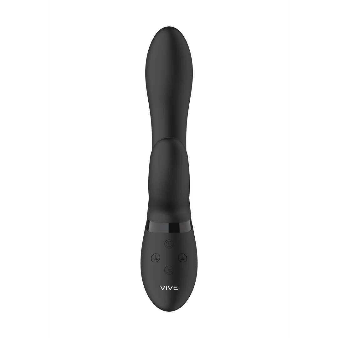 Vibrador rabbit con estimulación pulsante para el clítoris y 10 funciones, VIVE by Shots, rosa, VIVE by Shots - Imagen 10