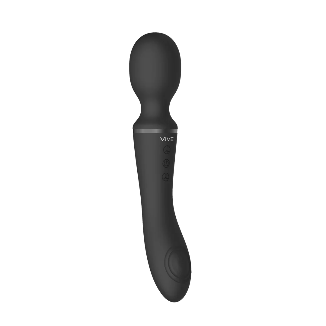Vibrador wand de doble cara con dos motores y 10+10 modos, VIVE by Shots, morado VIVE by Shots - Imagen 3