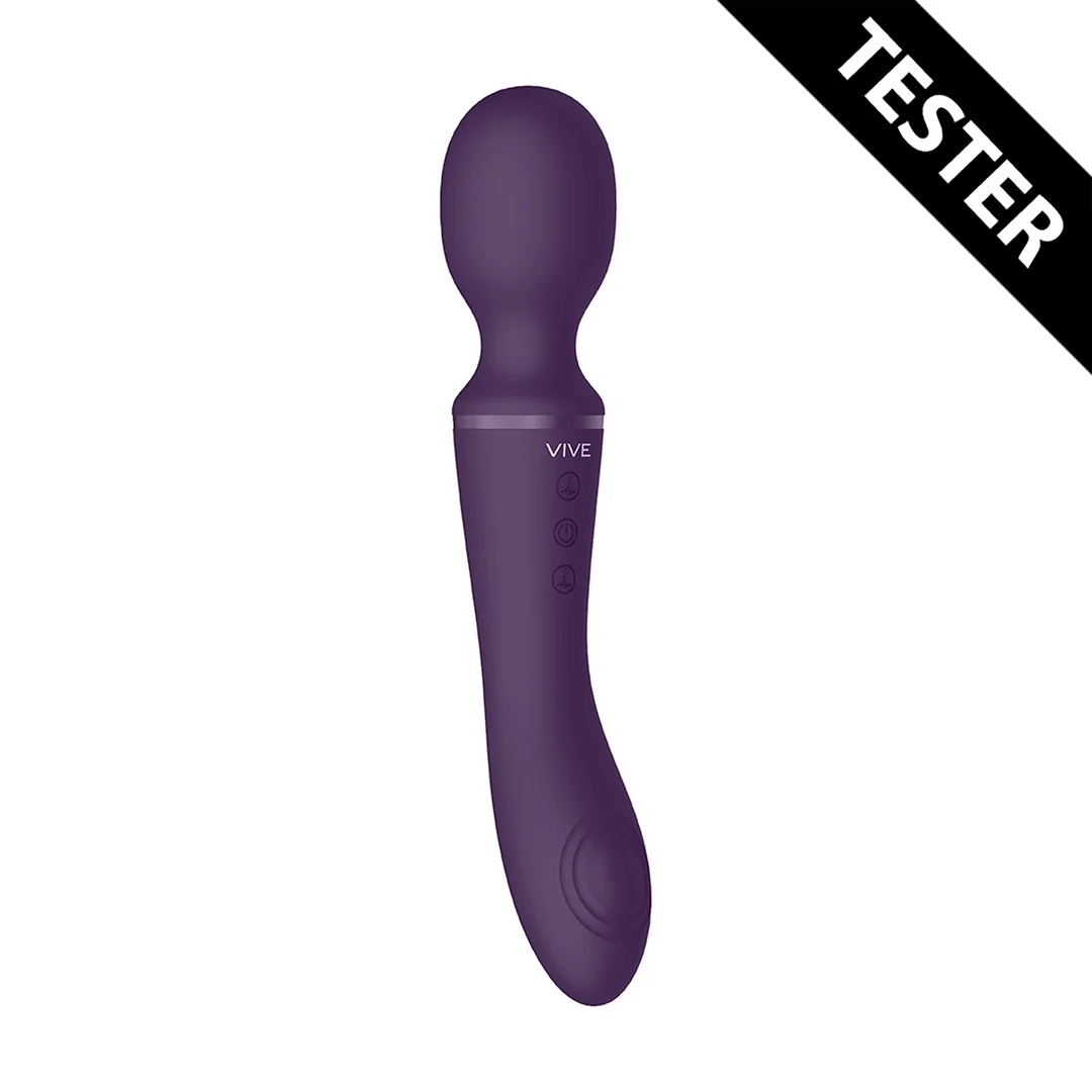 Vibrador wand de doble cara con dos motores y 10+10 modos, VIVE by Shots, morado VIVE by Shots - Imagen 13
