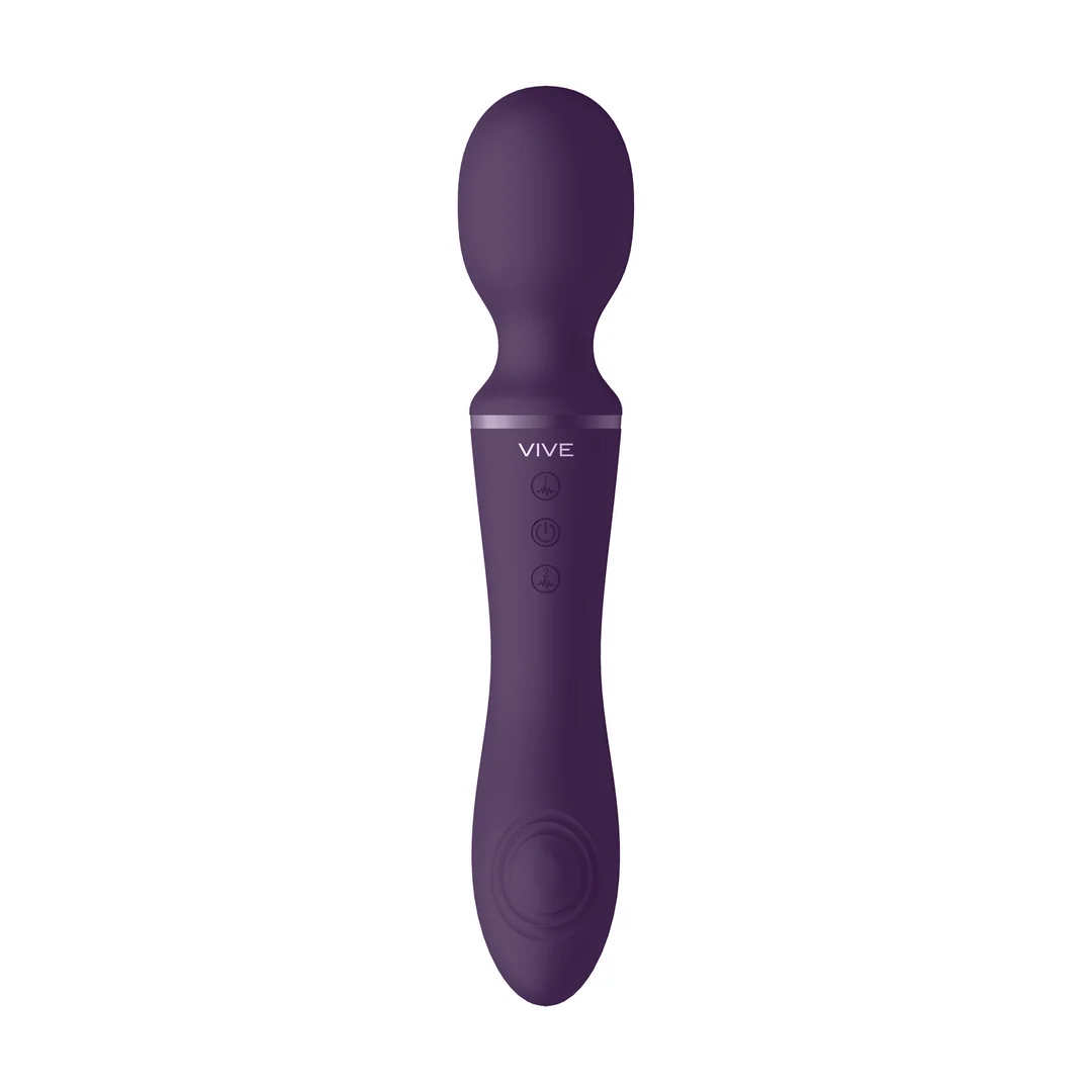 Vibrador wand de doble cara con dos motores y 10+10 modos, VIVE by Shots, morado VIVE by Shots - Imagen 10