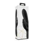 Vibrador tipo rabbit con cuentas móviles de arriba abajo y 3 motores, VIVE by Shots, negro VIVE by Shots - Imagen 2