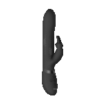 Vibrador tipo rabbit con cuentas móviles de arriba abajo y 3 motores, VIVE by Shots, negro VIVE by Shots - Imagen 4