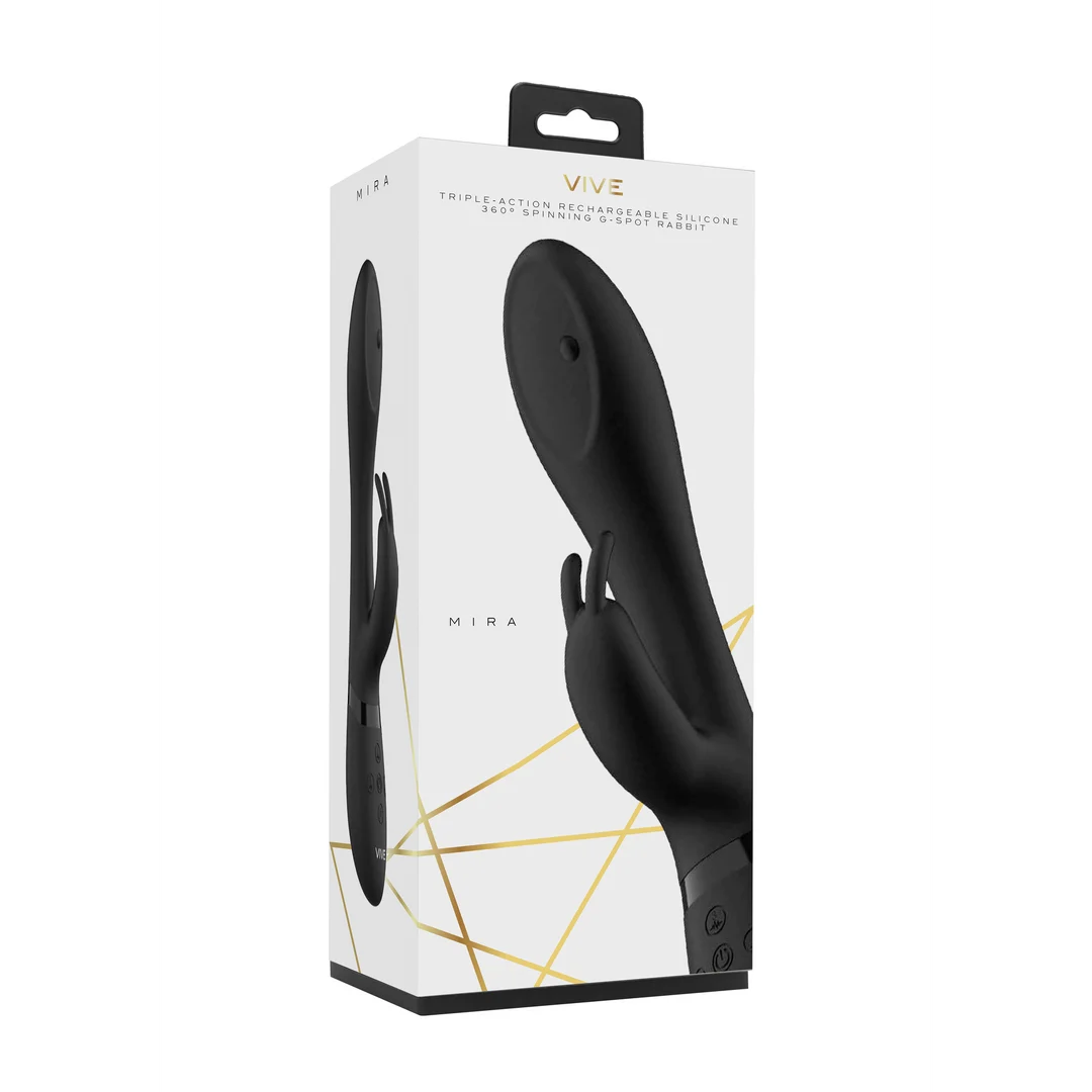 Vibrador rabbit, cuentas giratorias y 10 modos, VIVE Mira, rosa VIVE by Shots - Imagen 8