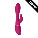 Vibrador rabbit, cuentas giratorias y 10 modos, VIVE Mira, rosa VIVE by Shots