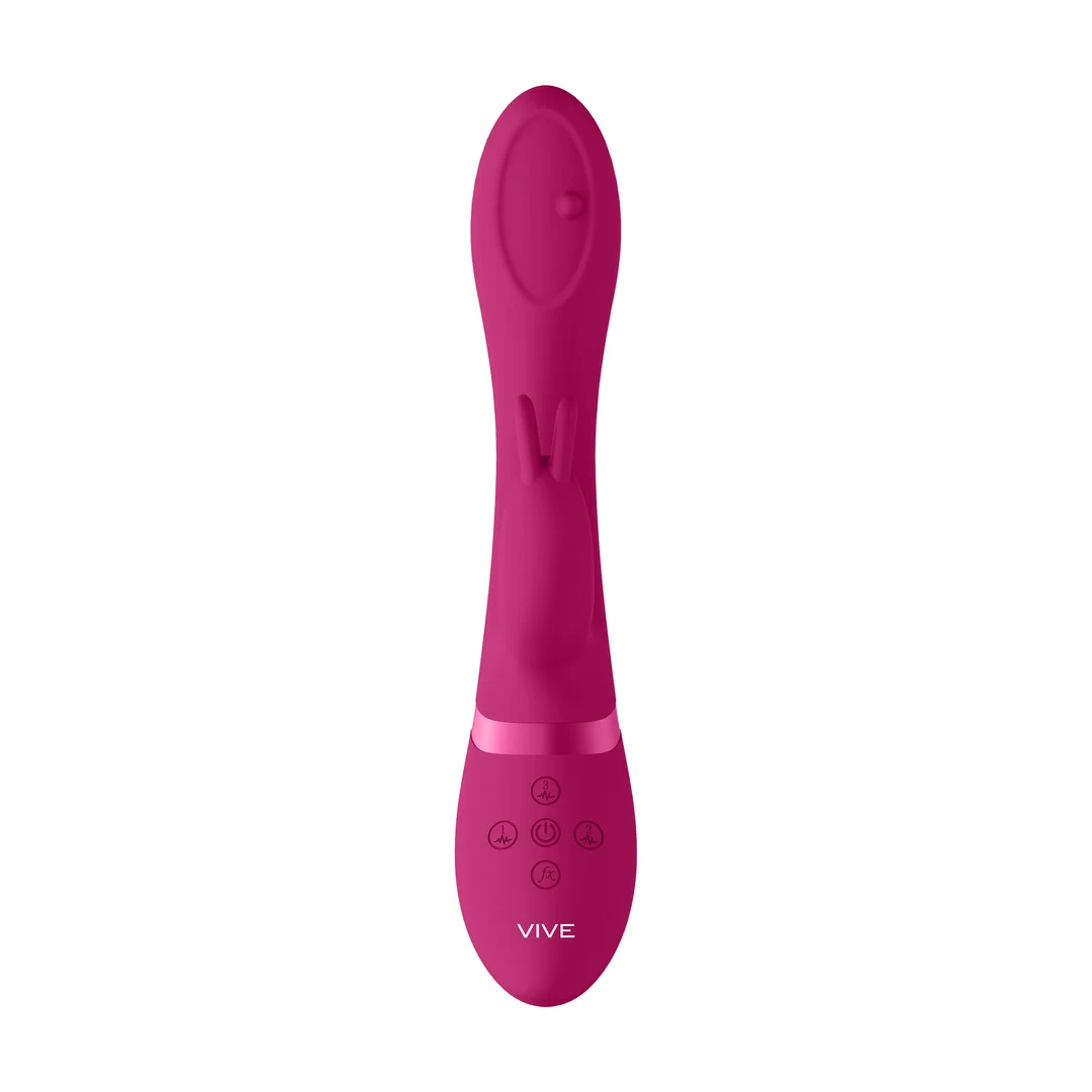 Vibrador rabbit, cuentas giratorias y 10 modos, VIVE Mira, rosa VIVE by Shots - Imagen 5