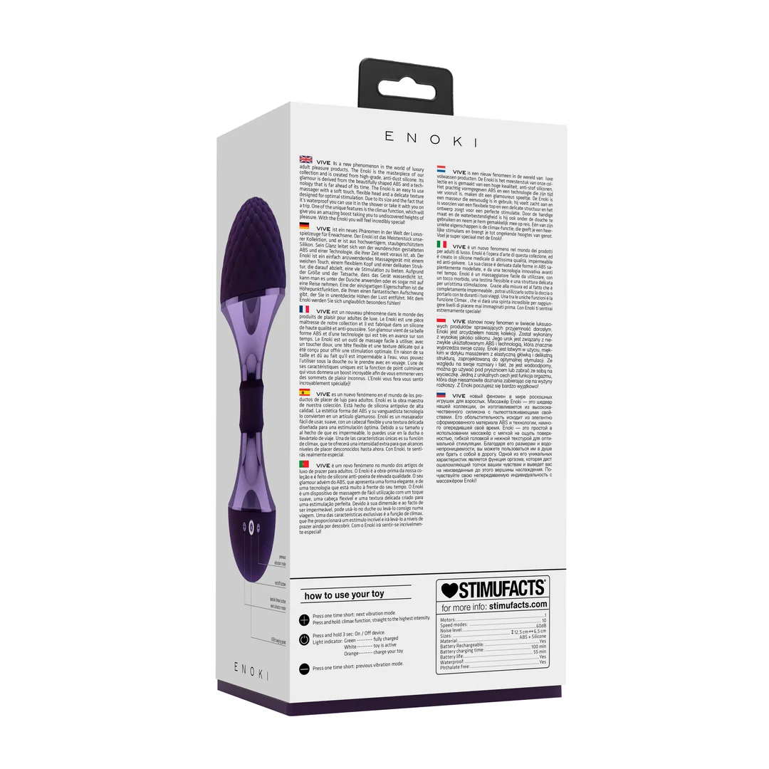 Vibrador de varita con 10 modos – Tester VIVE by Shots - Imagen 8