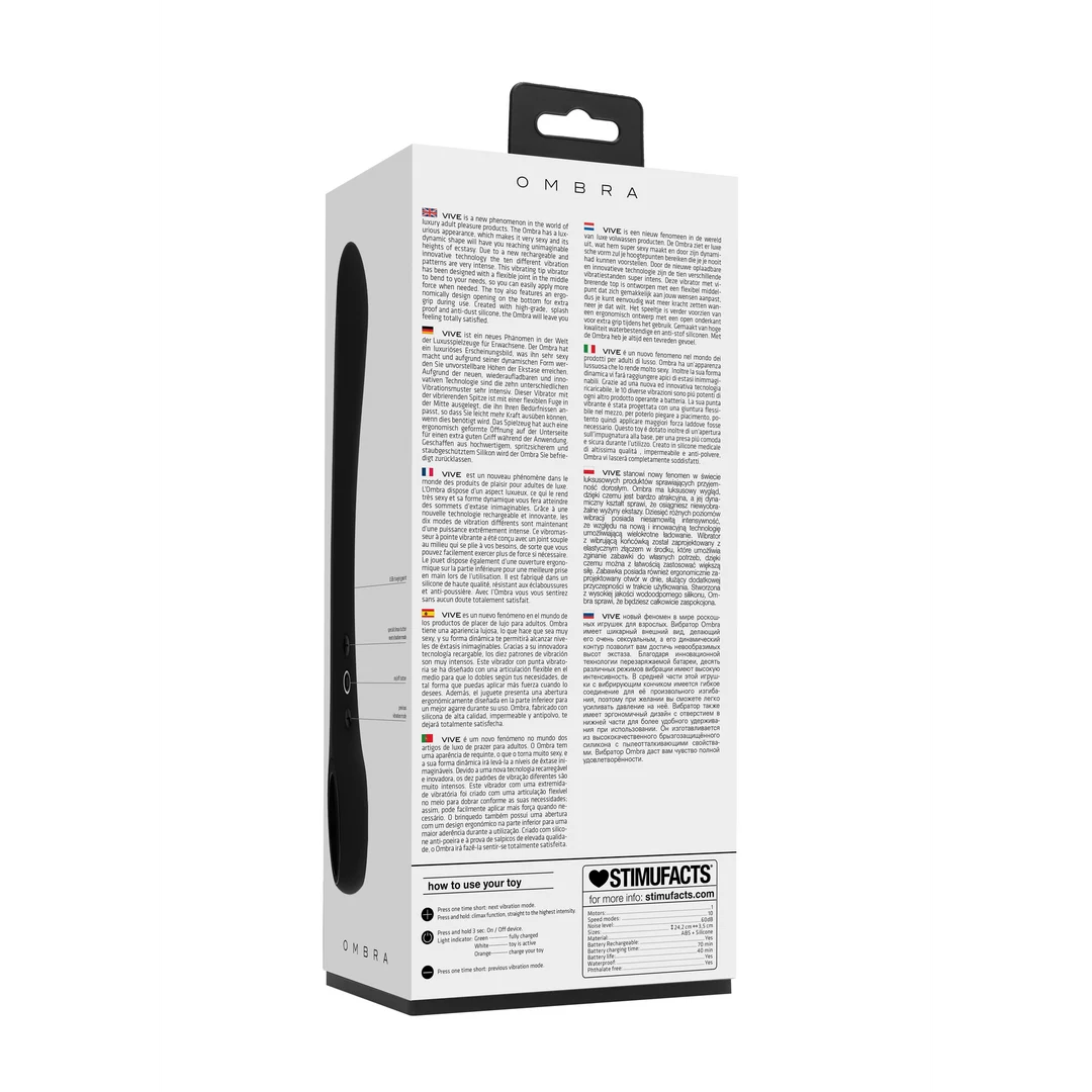 Vibrador de diseño flexible – Tester VIVE by Shots - Imagen 9